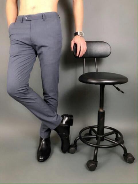 Quần âu nam Vải Trượt Hàn Quốc loại đẹp, quần tây nam không bai xù cam kết đẹp ưng ý