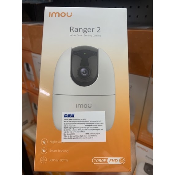 Camera Ip Wifi Imou Ranger 2 Ipc - A22Ep Full Hd 1080P - Hàng Chính Hãng