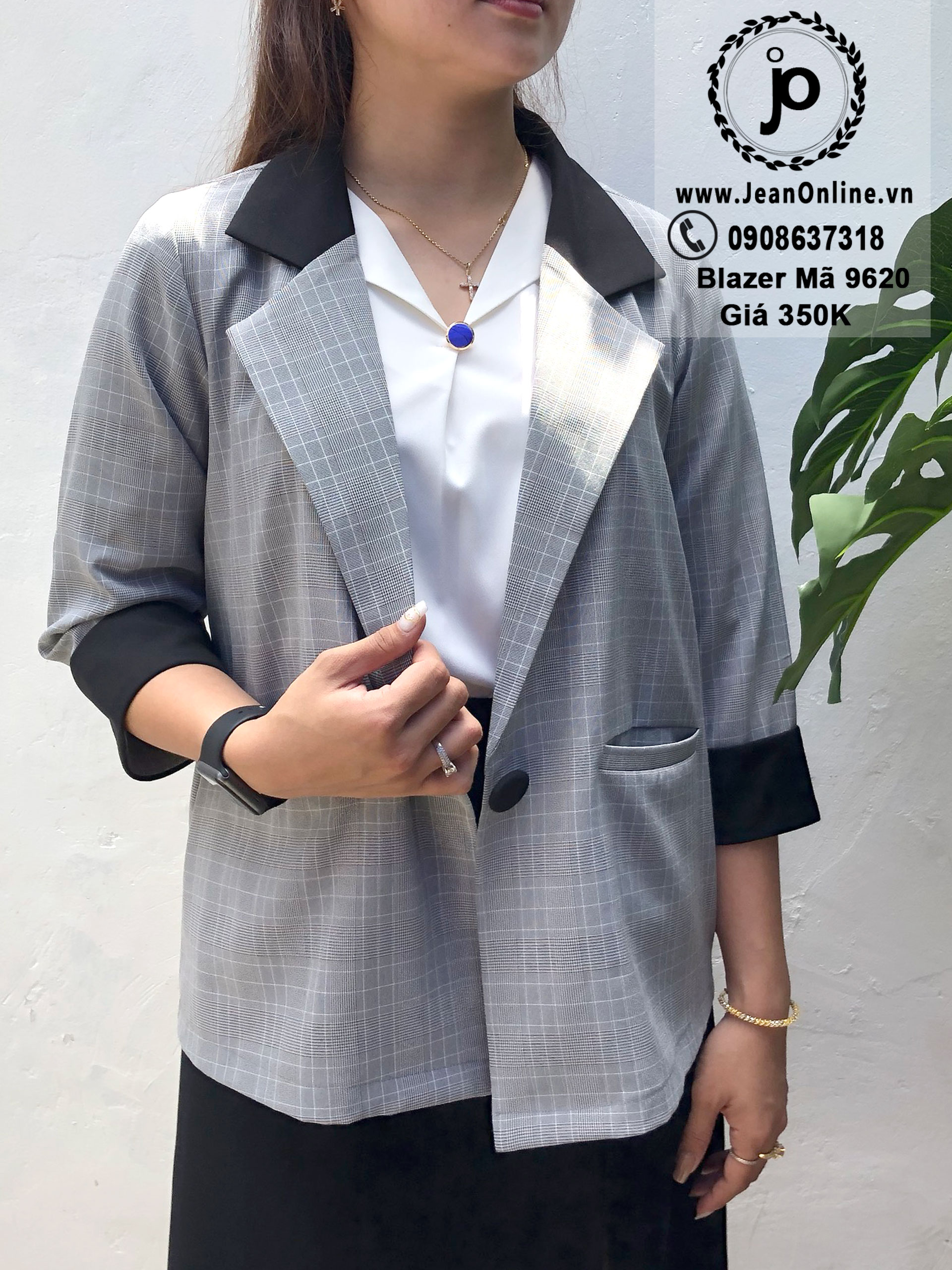 BIGSIZE Áo khoác blazer (MS 9620) vest ngoại cỡ từ 60kg đến 90kg