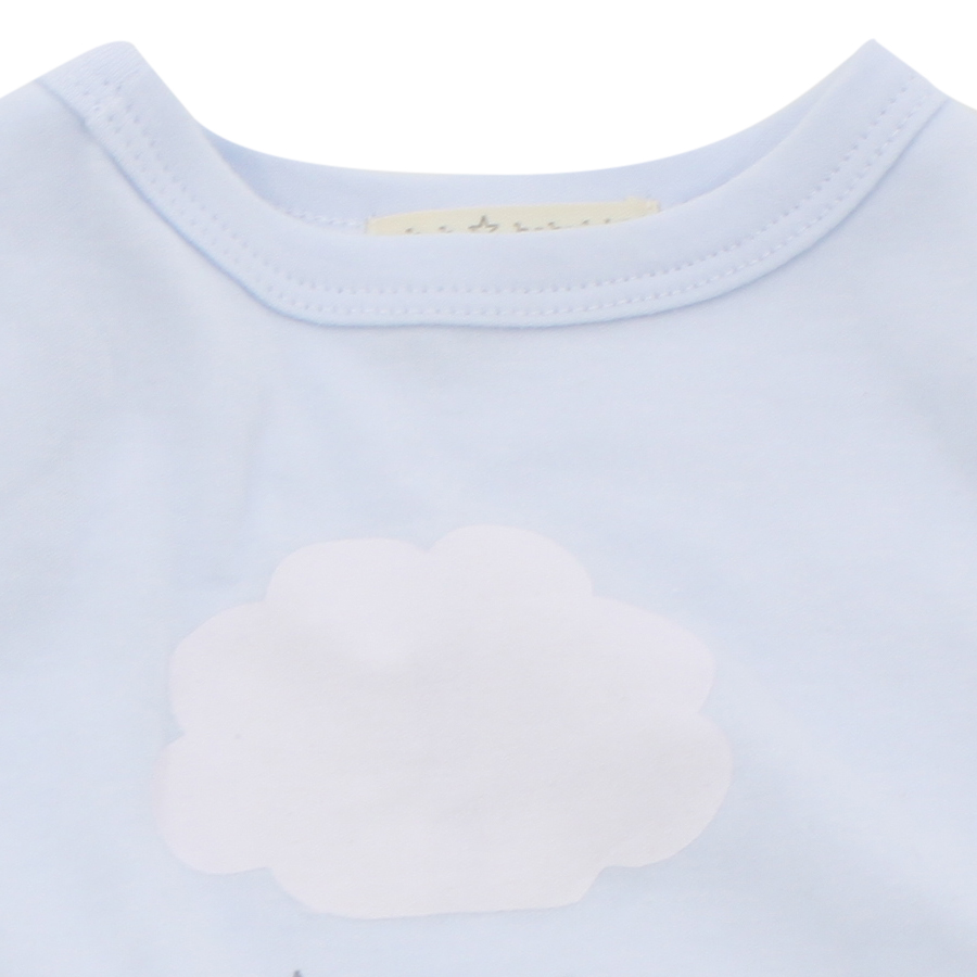 Bodysuit Bé Trai Ngắn In Hình K&amp;K Babies And Kids BODY001 - Xanh Nhạt