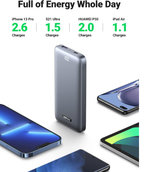 Sạc dự phòng 10000mAh Ugreen 60689 - Hàng chính hãng