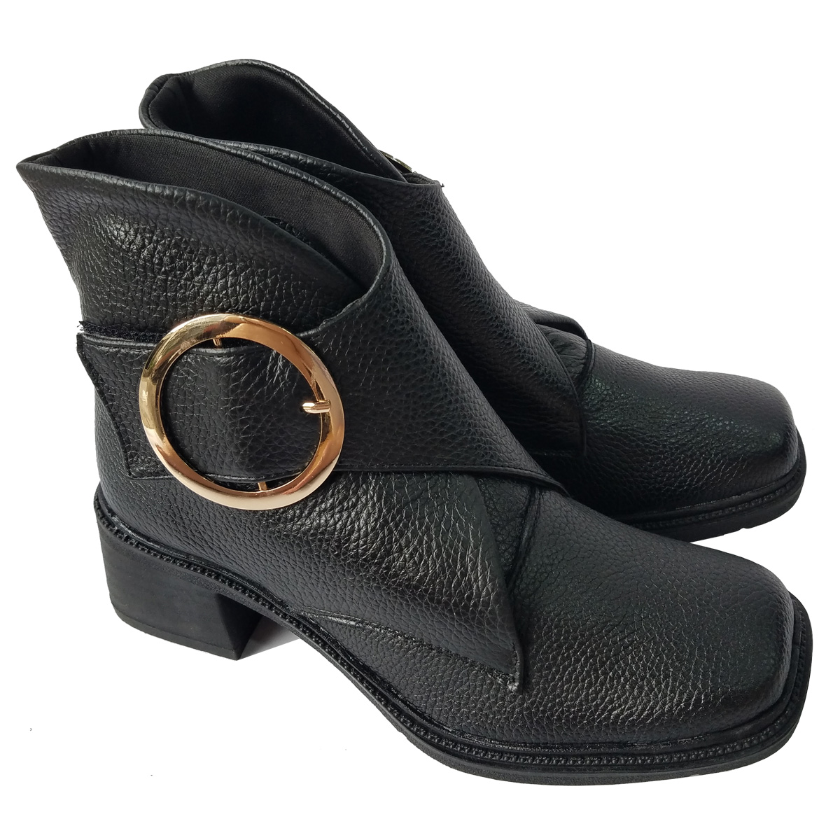 Giày Boot Nữ Da Bò Thật BIGGBEN Cao 4 phân BON12