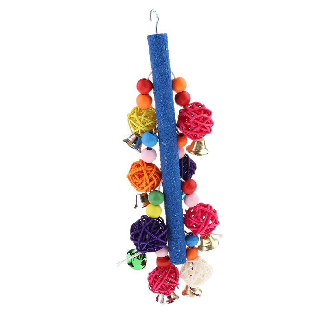 Parrot Toy, Chewing,Hanging Toy, Parrot Bird Parakeets Cage Standing Toys
