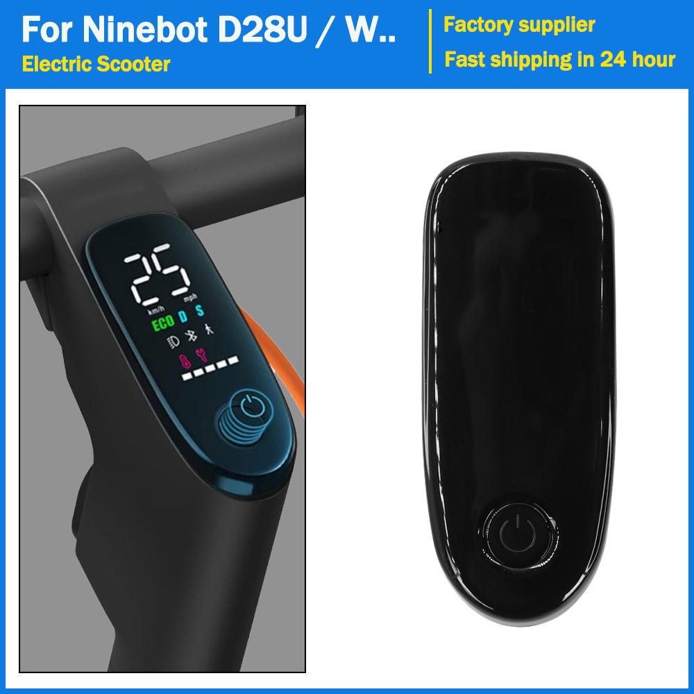 Xe Điện Màn Hình Bảng Điều Khiển Bao Da Thay Thế Cho Segway Ninebot D28U /D18W Ván Trượt Nhạc Cụ Nhựa Phần Color: 2PC