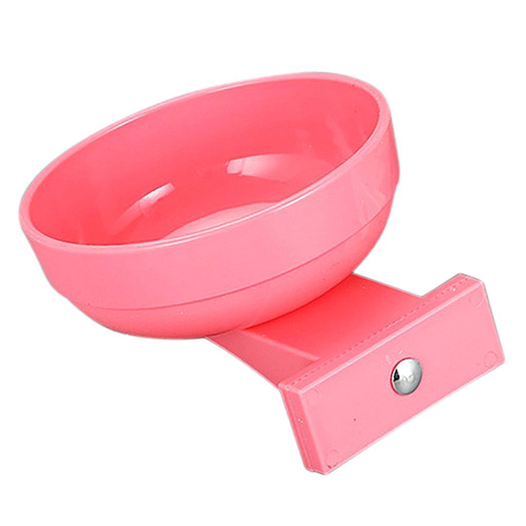 Pet Dog Cat Bowl Hang Stationary Cage Bowl Plastic Detachable Dog Bowl