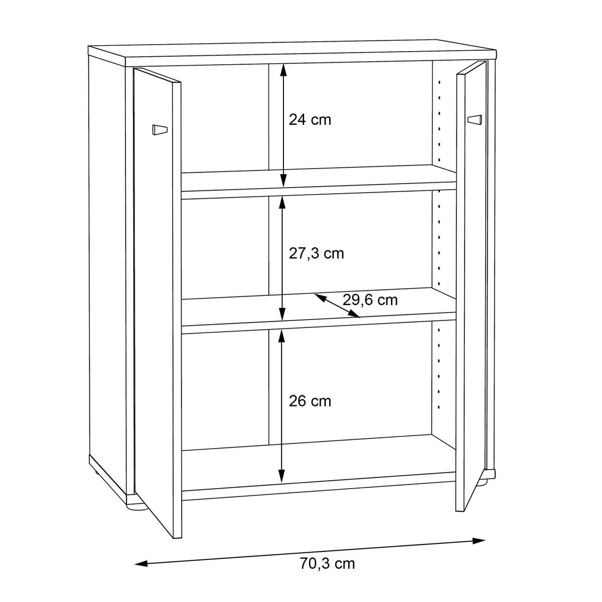 TỦ ĐỒ ĐA NĂNG ECOFURNIX GT2127