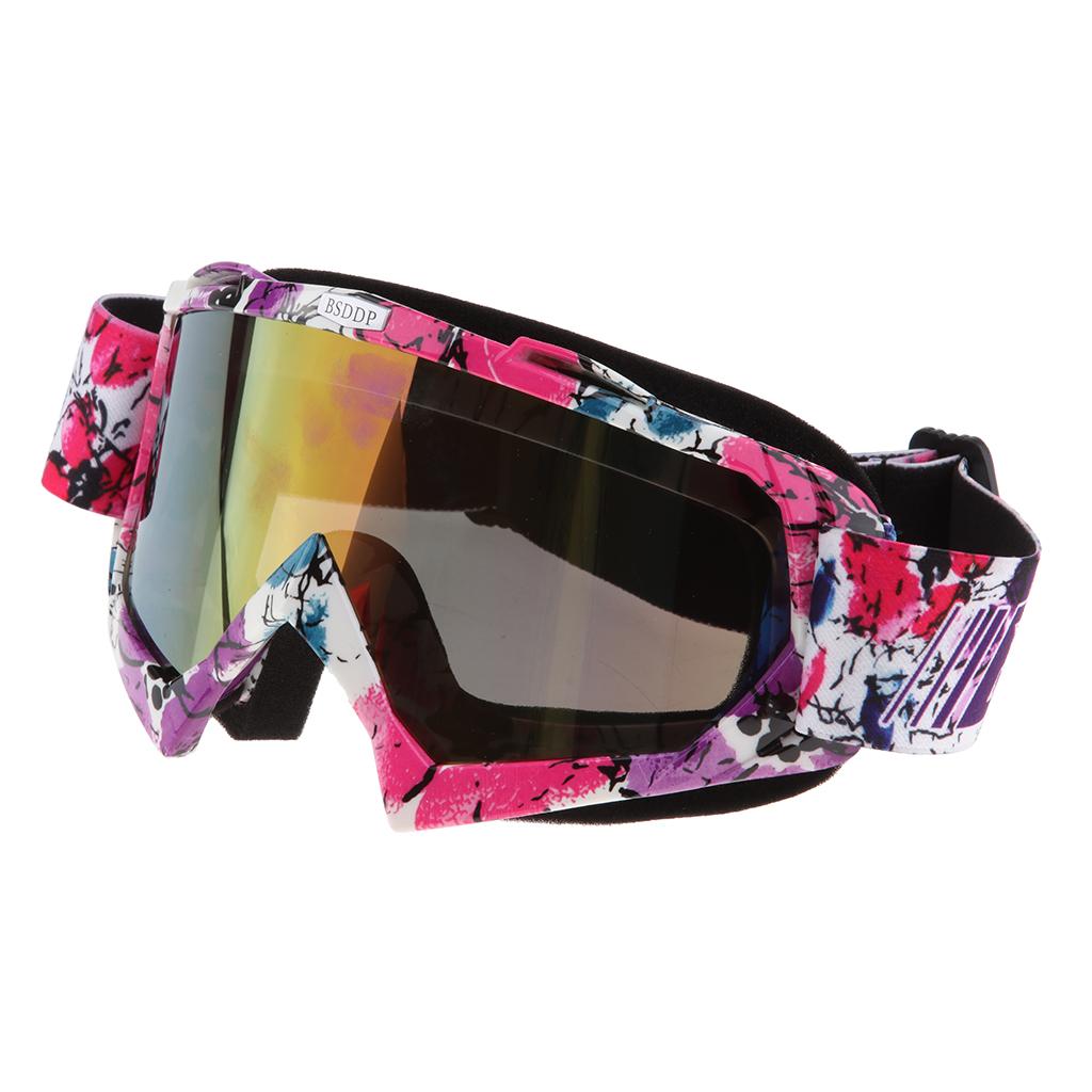 Unisex Motorcycle Goggles Dirt Bike Goggles Grip for ATV Motocross Goggles Glasses Lens Kit Fit for Men Women Youth
