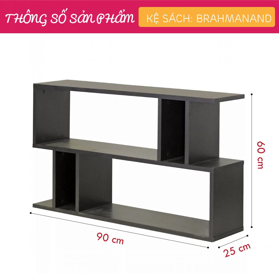 Kệ đẹp thiết kế mới lạ từ gỗ MDF SMLIFE Brahmanand