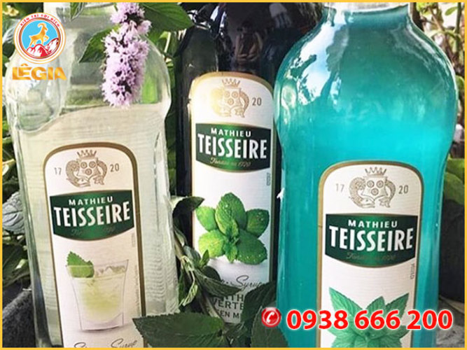 Siro TEISSEIRE Bạc Hà Trắng 700ML (ICE MINT SYRUP)