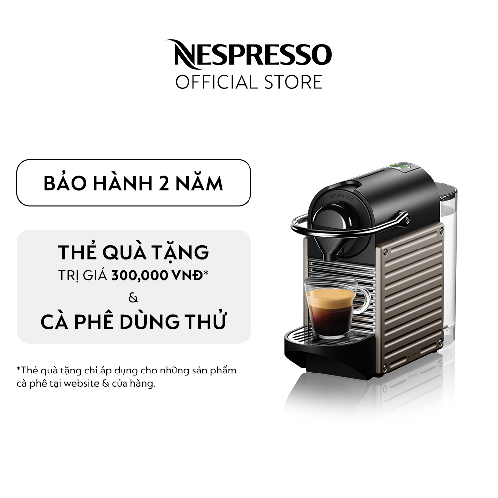 Máy pha cà phê Nespresso Pixie Titan - Hàng chính hãng