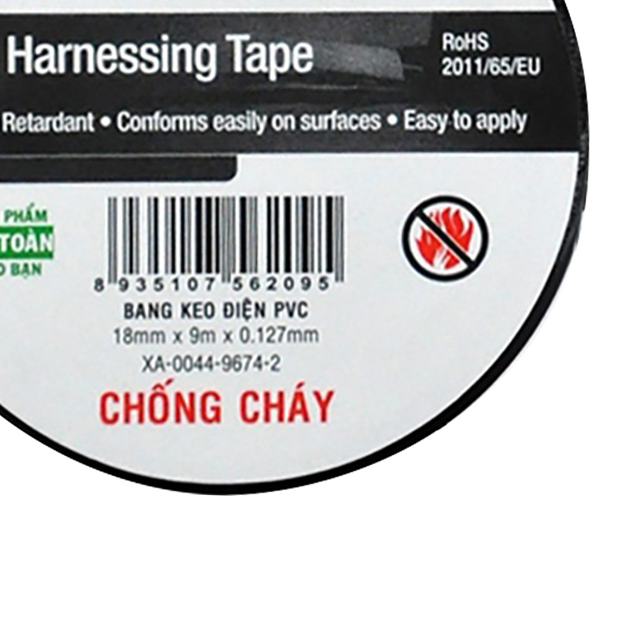 Băng keo điện PVC Temflex Plus 3M 1518
