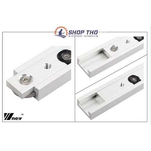 Ray trượt nhôm dài 1m hoặc 0.8m CNC liền khối chế bàn cưa, bàn phay, cnc, cơ khí chế tạo