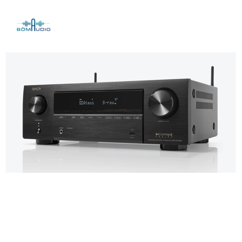 Amply đa kênh DENON AVR1700H/Hàng chính hãng NEW 100%/Bảo hành 12 tháng