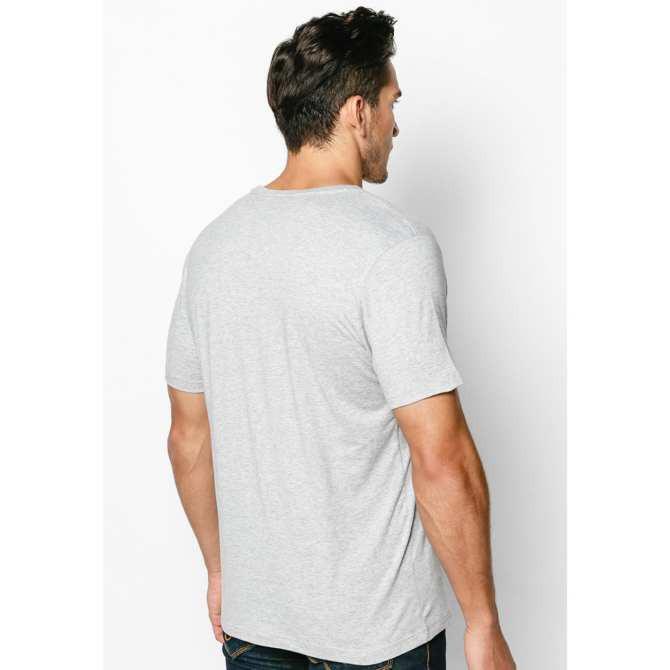 Áo phông nam chữ kiểu độc lạ phong cách unisex màu xám