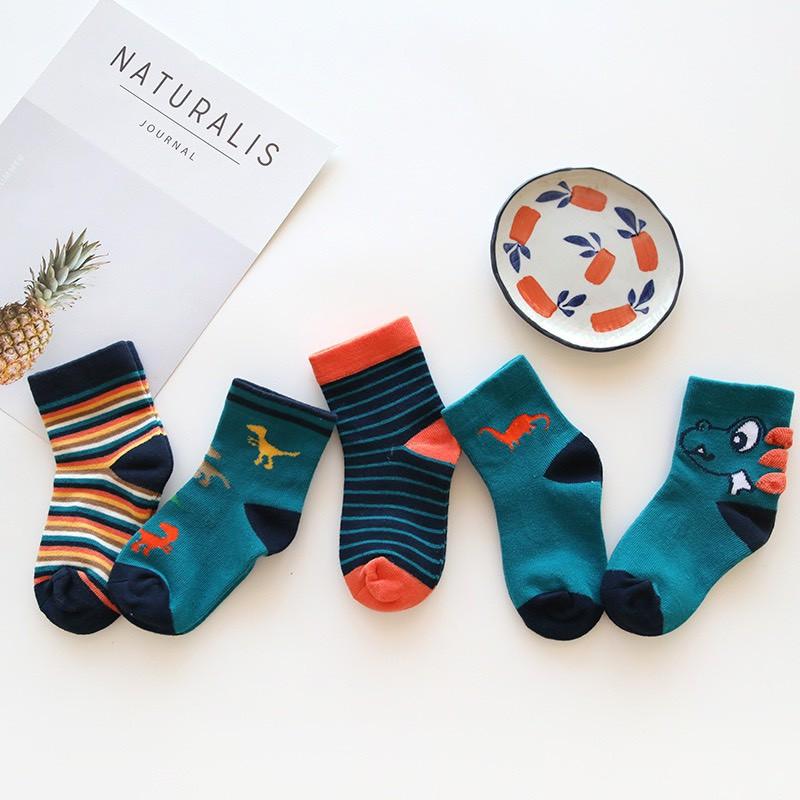 Set 5 tất chất mềm đẹp cho bé