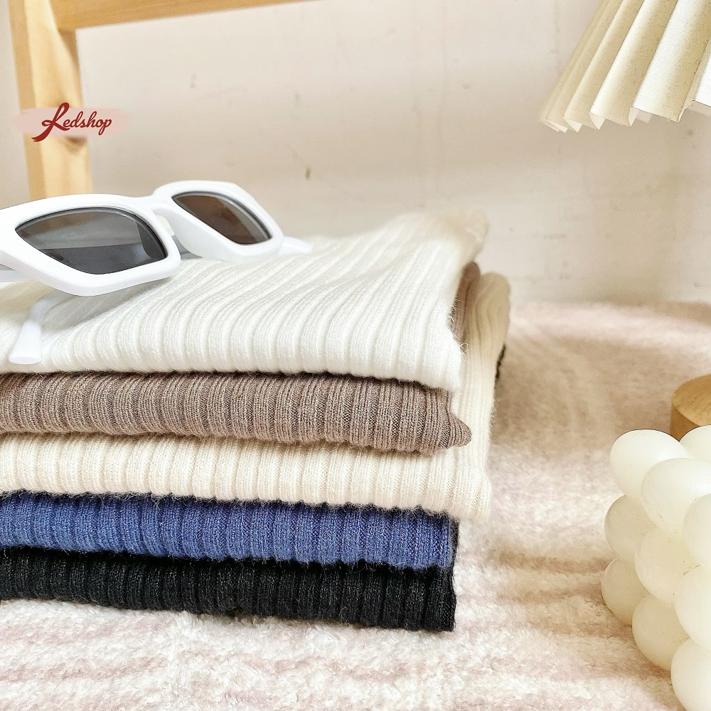Áo len tăm basic đơn giản ngắn tay phong cách Hàn Quốc Red Shop 29949