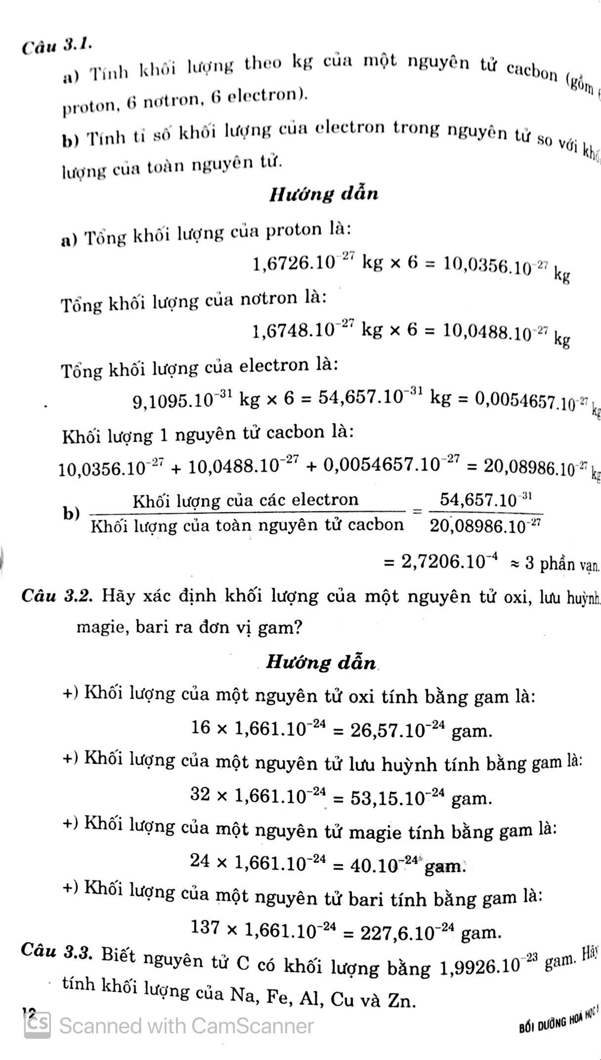 Bồi Dưỡng Hóa Học 8