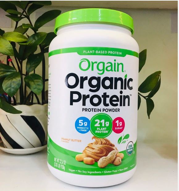 Date 03/2026  Bột đạm thực vật và protein hữu cơ Orgain Mỹ vị bơ đậu phộng 920g - Organic Protein
