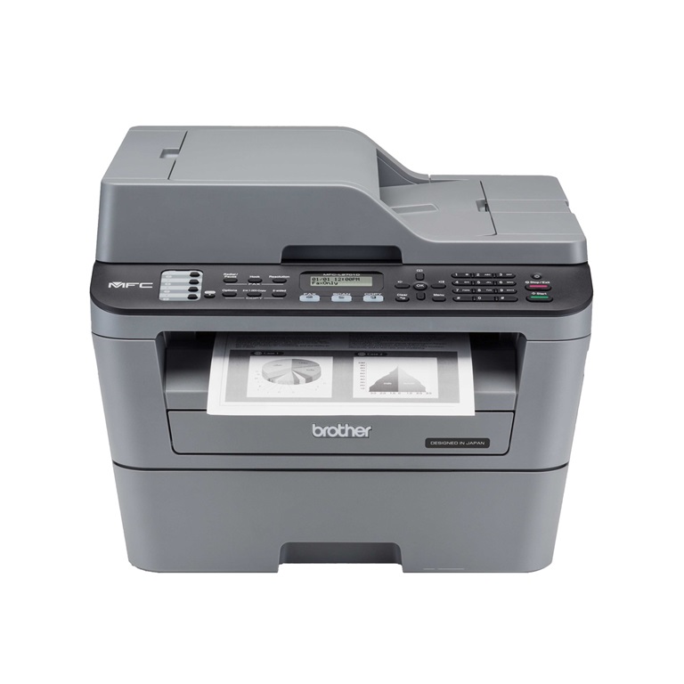 Máy In Brother MFC-L2701D, Đa Chức Năng (In, Scan, Copy, Fax), Laser Trắng Đen, In 2 Mặt - Hàng Chính Hãng