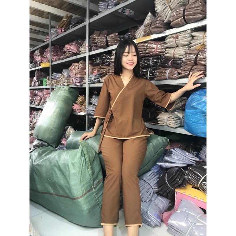 Đồ Lam Đi Chùa #Pháp Phục Phật Giáo#mẫu xéo nơ