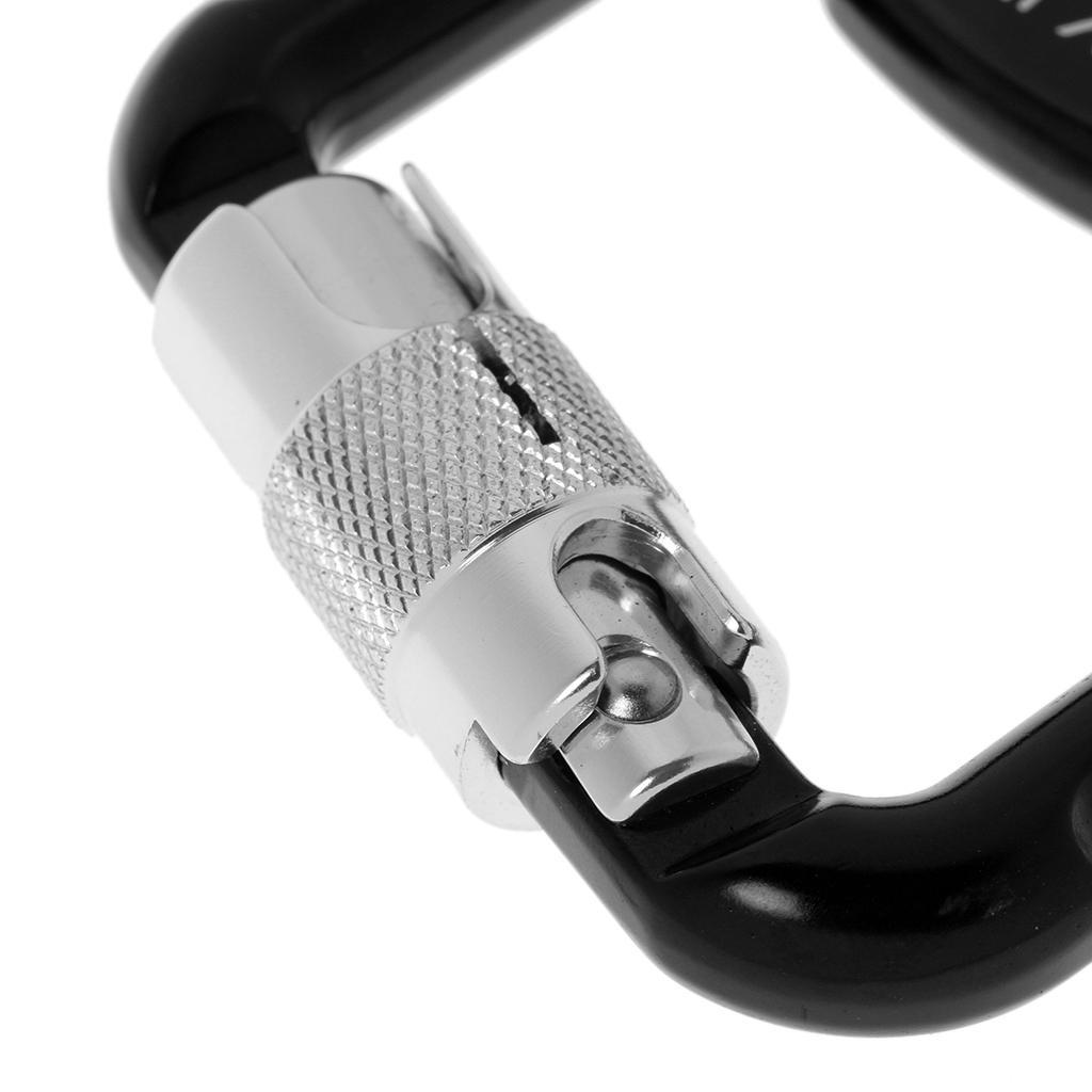 4 Pieces / Set 20KN Abseiling Paragliding Paraglider Parachute Snap Auto Lock Carabiner