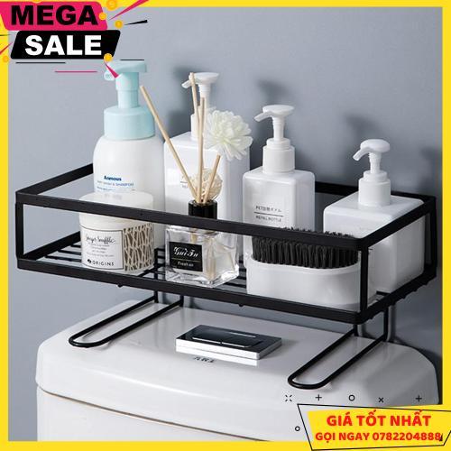Kệ Sắt Đặt Bồn Vệ Sinh 1 Ngăn Gọn Gàng, Tiện Dụng - Giao Hàng Toàn Quốc