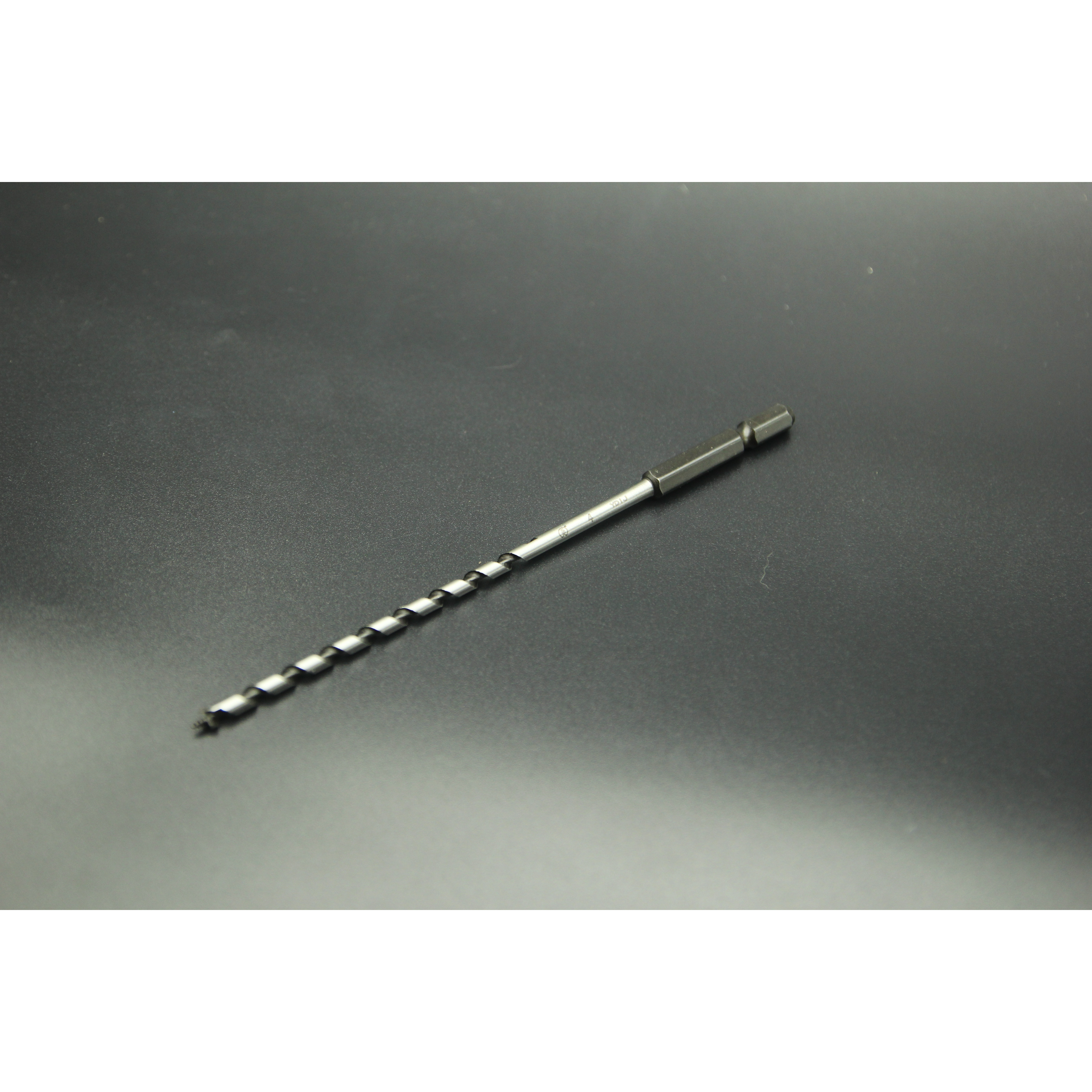 Mũi khoan gỗ xoắn ốc phi 4mm đầu  auger dài rãnh 85mm chuôi lục Nhật Bản
