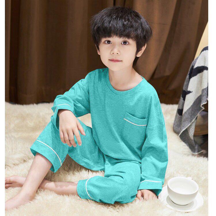 Bộ cotton dài tay cho bé trai bé gái Magickids quần áo trẻ em thu đông co giãn thấm hút mồ hôi BR21042