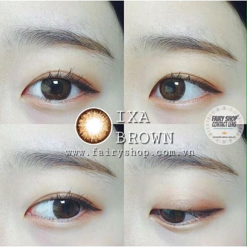 Áp tròng IXA BROWN 14.0mm - FAIRY SHOP CONTACT LENS độ 0 đến 6