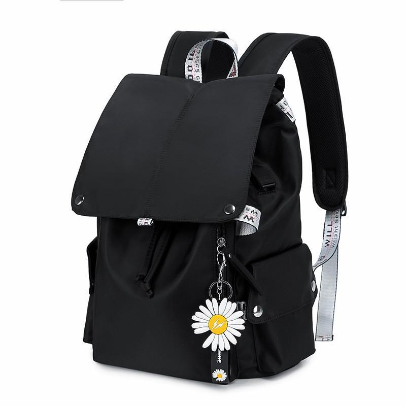 Ba Lô Thời Trang Hoa Nữ Ba Lô Sinh Viên Phối Da Chống Nước Schoolbags Trường Học Lớn Túi Cho Bé Gái Ba Lô Đi Học Nữ