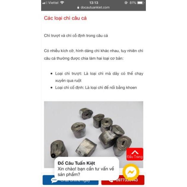 Chì lá -loại chì cố định k thể thiếucó size 1.4mm và 2.2mm đồ câu FISHING_HD