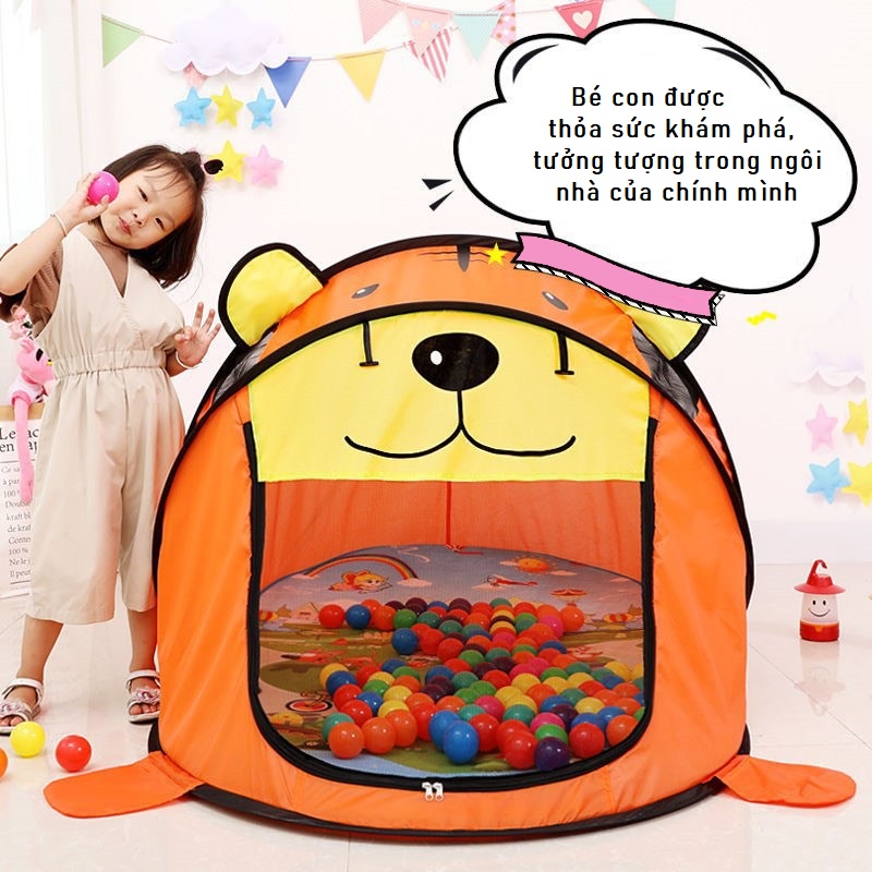 Lều chơi cho bé tạo không gian riêng thẩm mỹ