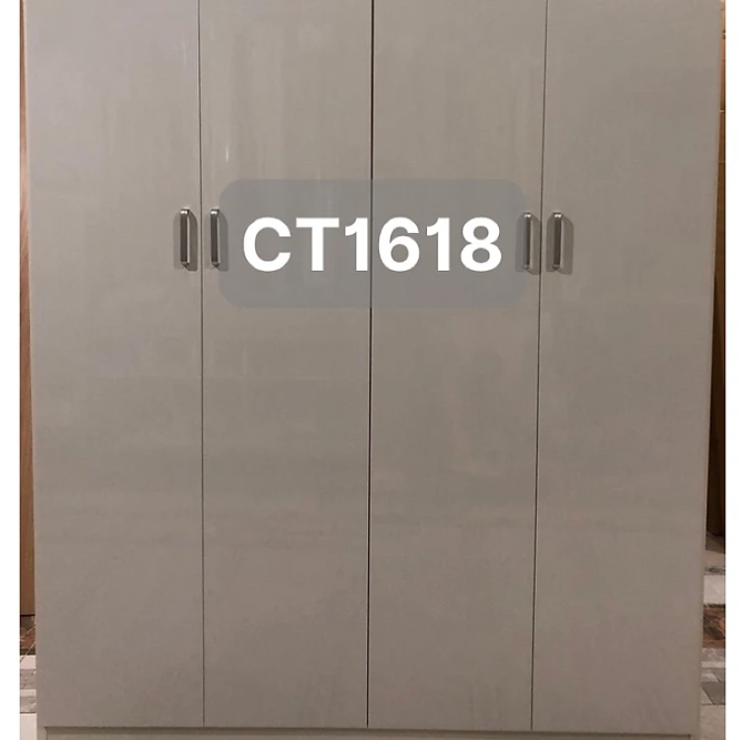 Tủ quần áo nhựa 4 cánh thanh treo ĐV Tundo 164 x 185 x 47 cm nhiều màu lựa chọn