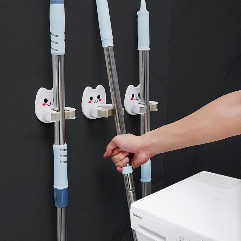 Móc Treo Cây Lau Nhà Gắn Tường Đa Năng Tiện Dụng