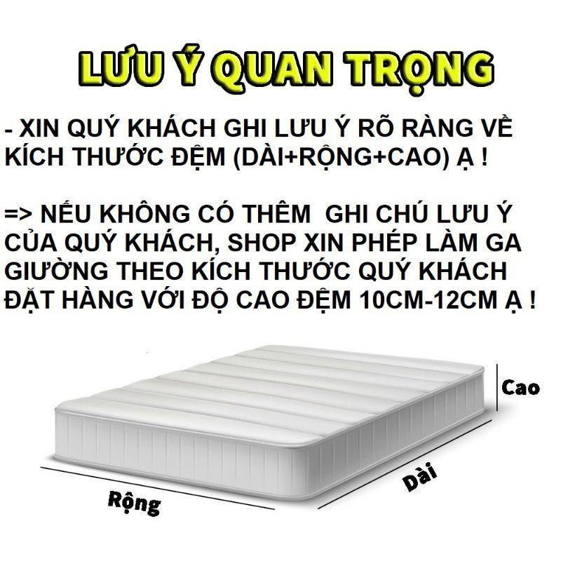 Bộ chăn ga gối cotton fly nhập khẩu bầu trời đêm