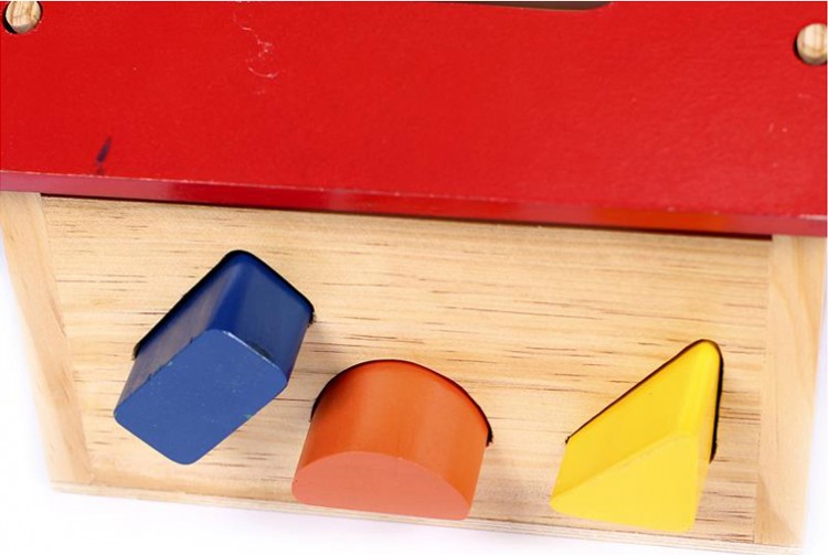 Đồ chơi nhà thả hình khối lắp ráp các chi tiết gỗ cao cấp, đồ chơi thông minh giáo dục cho Bé