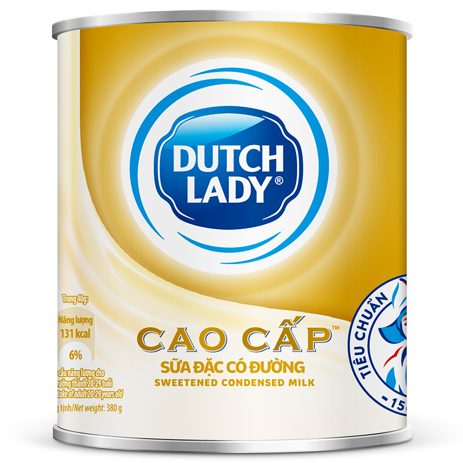 Sữa đặc có đường Dutch Lady cao cấp 380g