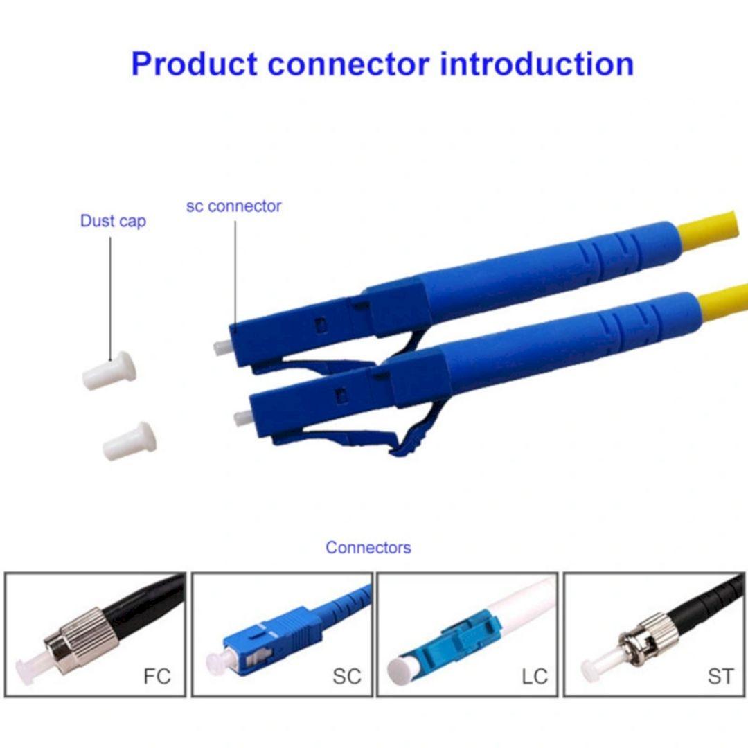 Ugreen UG80216NW220TK 3M LC-FC Màu vàng Cáp nhảy quang Single mode Duplex Fiber - HÀNG CHÍNH HÃNG