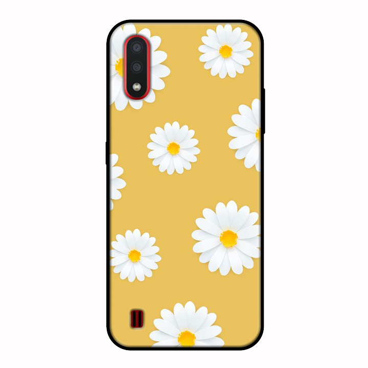 Ốp lưng điện thoại Samsung Galaxy A01 viền dẻo TPU BST HOA Mẫu 6