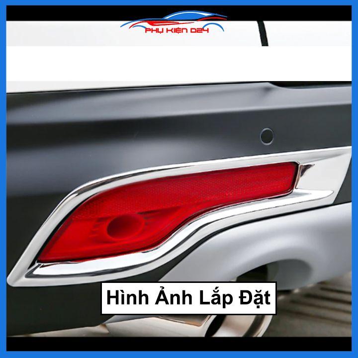 Ốp viền đèn gầm sau CRV 2018-2019 mạ Crom chống trầy trang trí làm đẹp xe