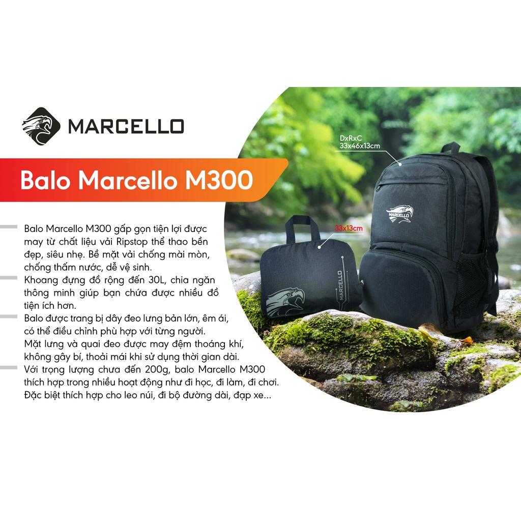 Balo du lịch nam nữ MARCELLO M300 mẫu mới 2022 gấp gọn tiện dụng