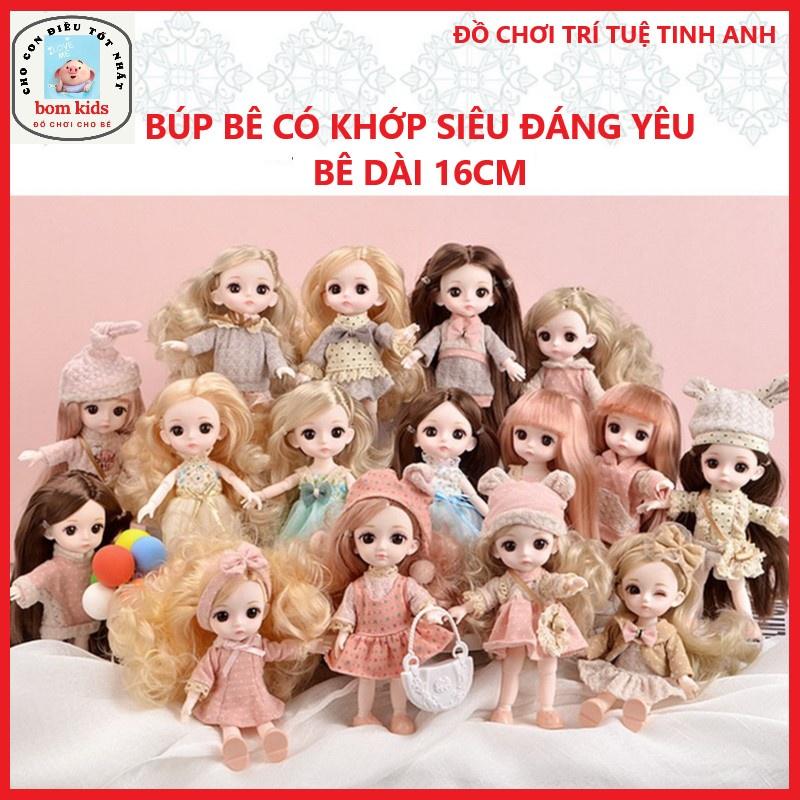 Búp bê công chúa 16cm đồ chơi dễ thương cho bé