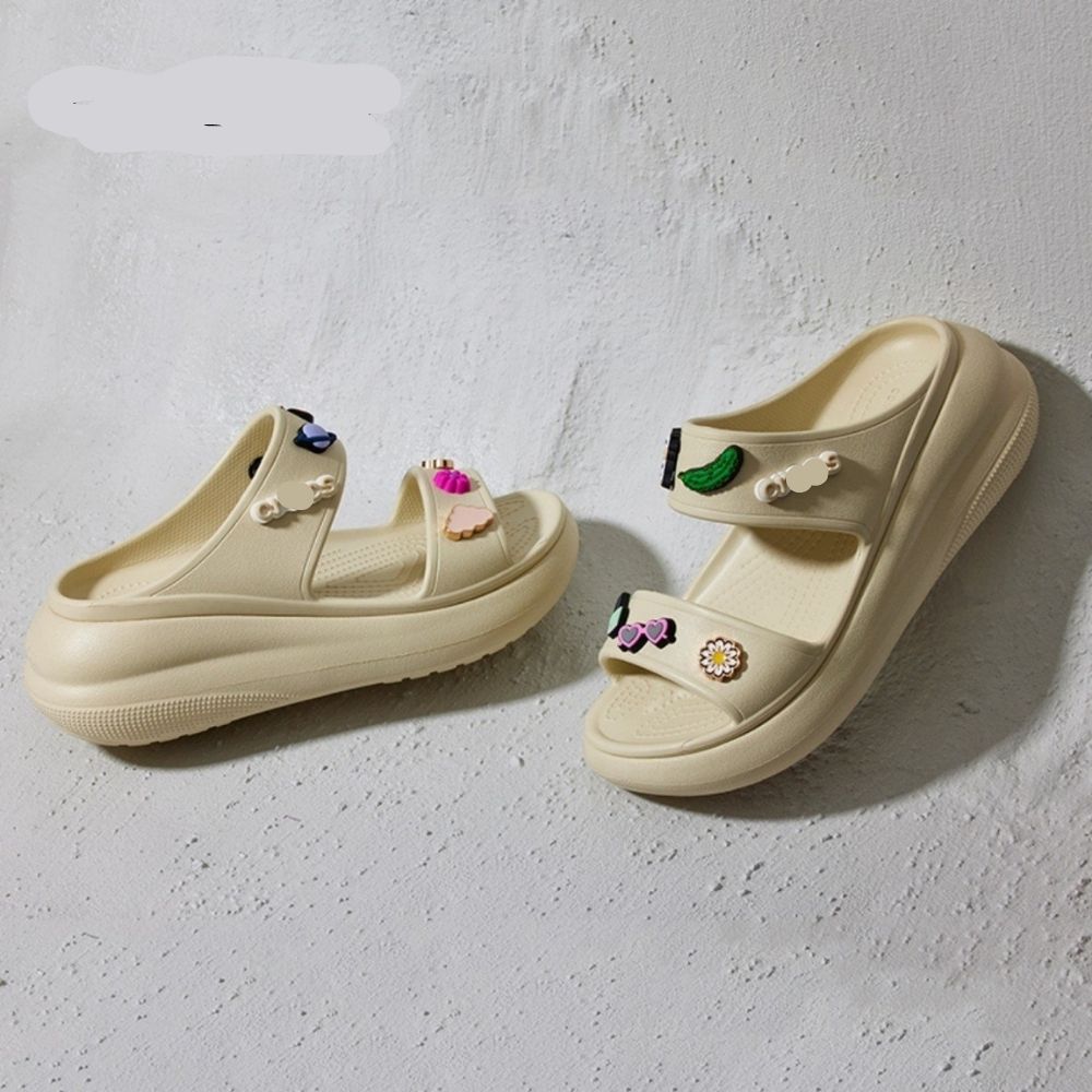DÉP QUAI NGANG CROSS CLASSIC CRUSH CHO NỮ MÀU KEM