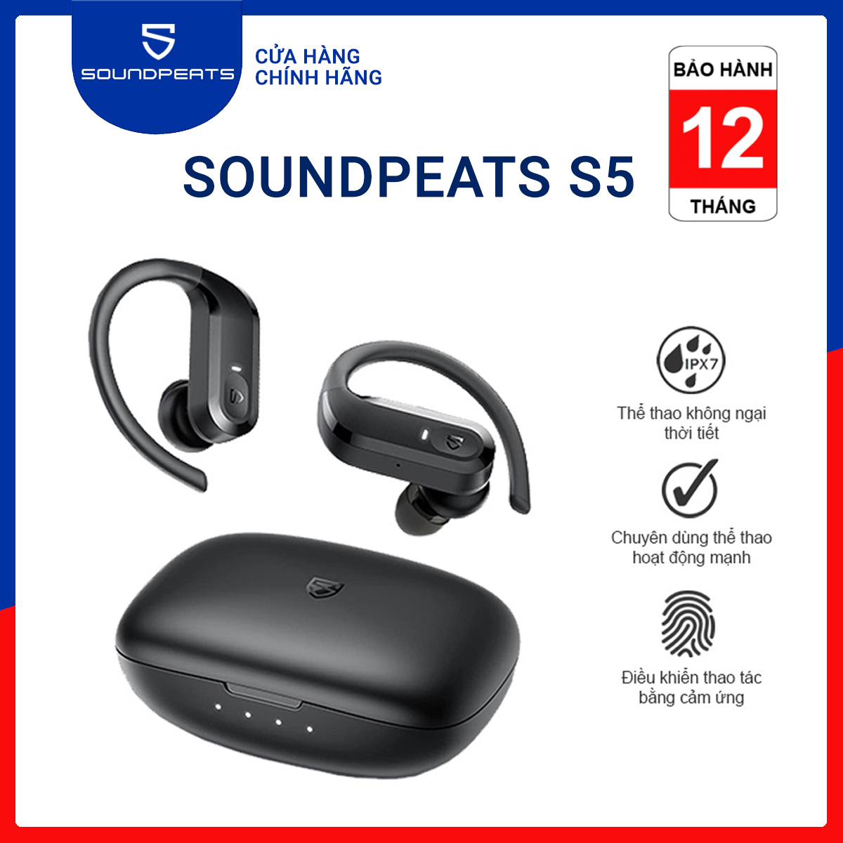 Tai Nghe Bluetooth Earbuds SoundPeats S5 - Hàng chính hãng