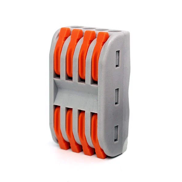 Combo 10 Cút Nối Dây Điện Nhanh 3 Pha 2 Đầu KV774-8P2