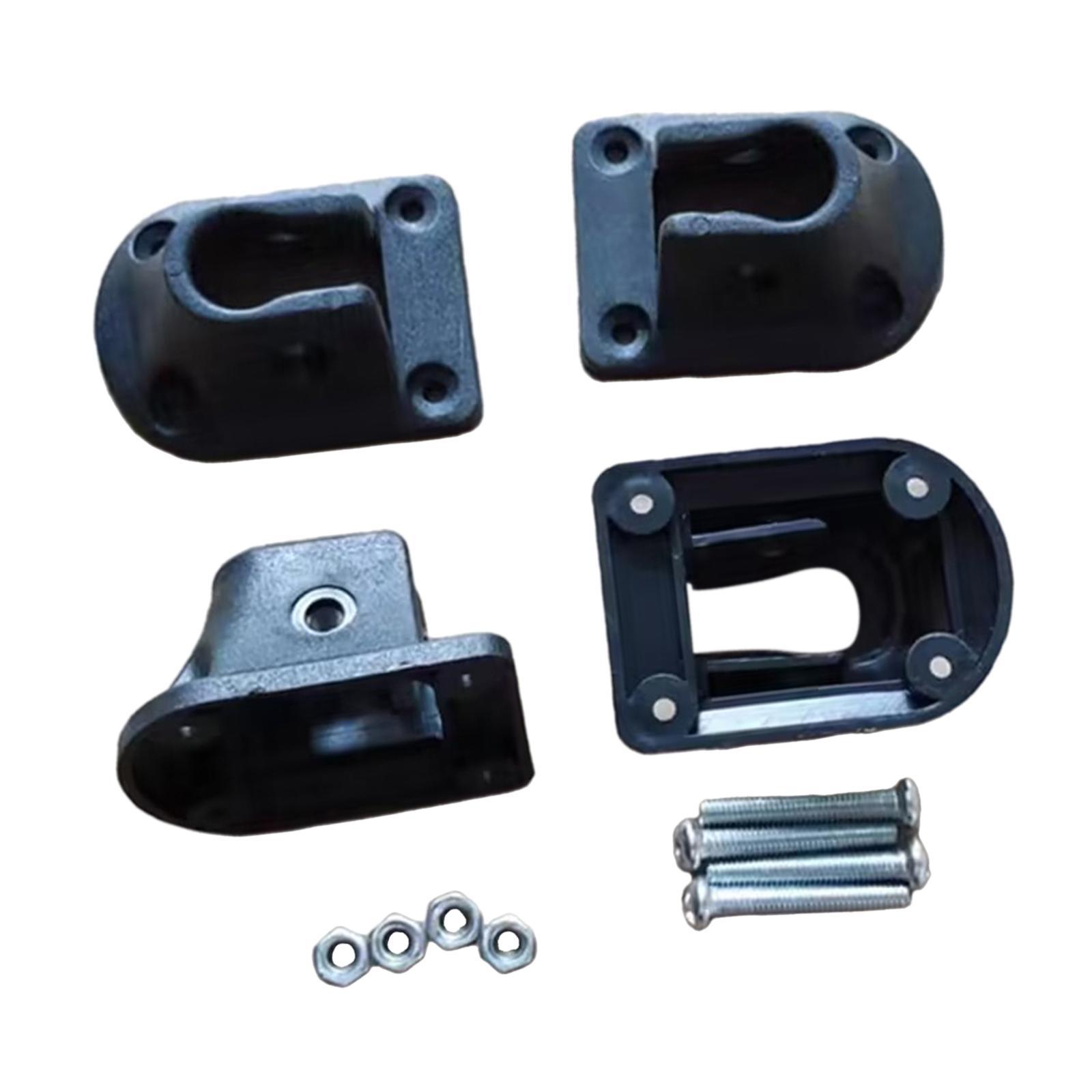 4x Folding Table Leg Brackets Repair Durable Reading Bed Table Leg