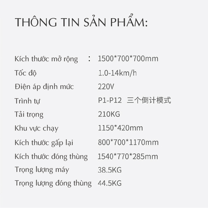 Máy chạy bộ Sport K130 Model mới hấp thụ chấn động, chip thông minh thế hệ mới, máy đánh mỡ bụng, 2 tạ tay, khóa trẻ em