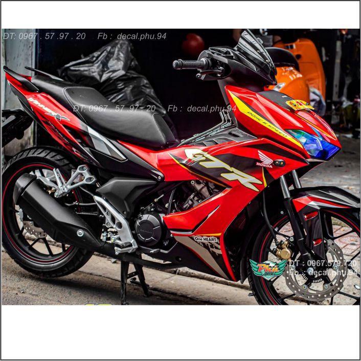 Tem Rời Winner X GTR Đỏ đen