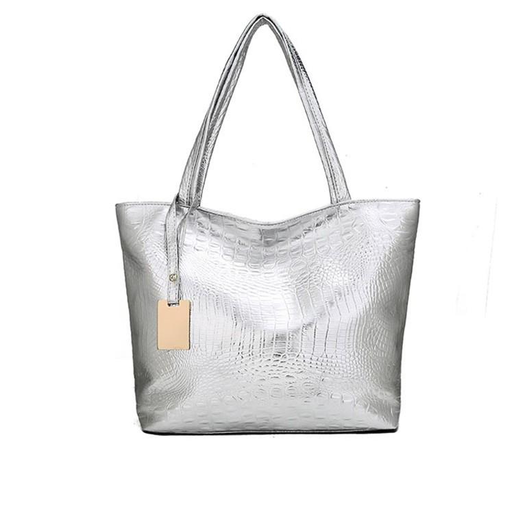 Tote Bag Crocodile Pattern Women's Shoulder Bag Portable Women's Bag Fashion European and American Style Backpack Custom