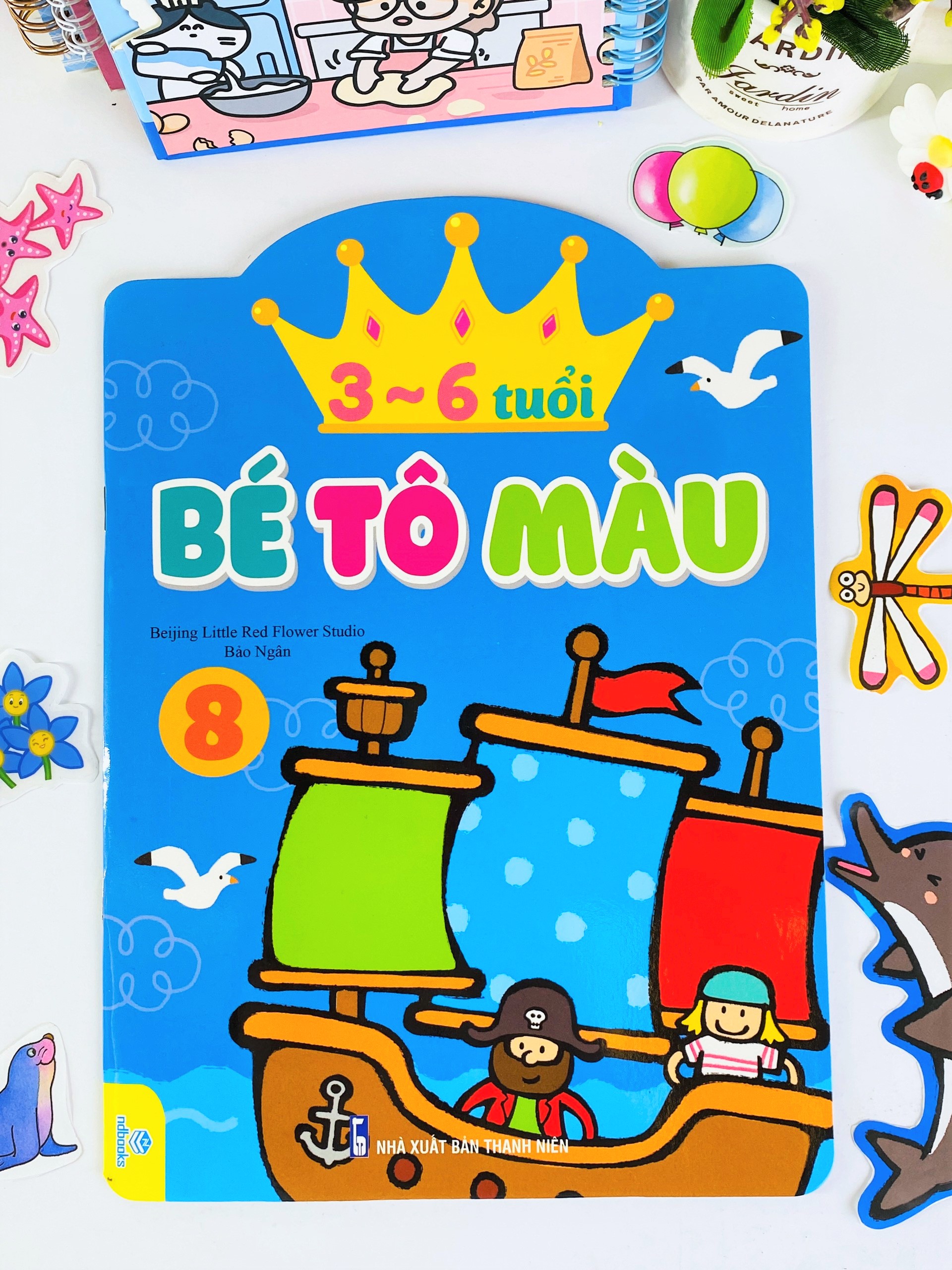 Sách - Bé Tô Màu (3-6 tuổi) - Ndbooks